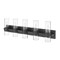 Z-Lite Lawson 5 Light Vanity, Matte Black & Clear 343-5V-MB - alternate 3